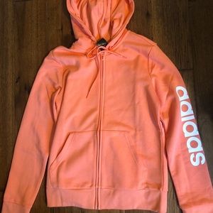 Brand new Orange Adidas Zip Up